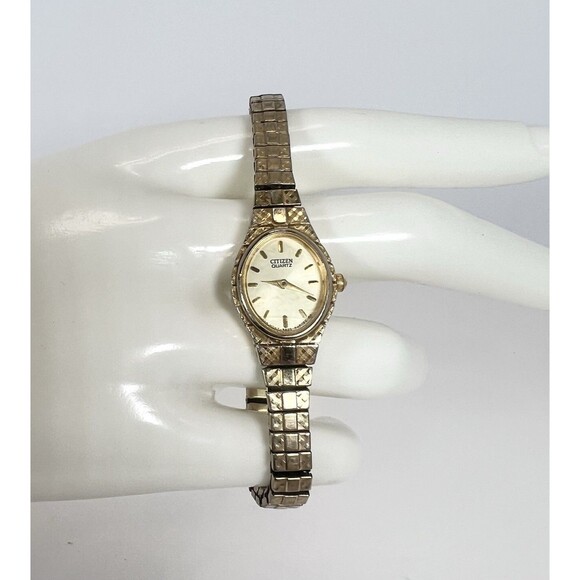 Citizen Quartz Gold Tone Watch. Untested - Classic Old Money Style - Picture 1 of 6